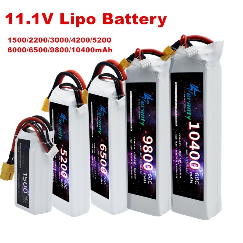 Drone Battery 3S - Batteria Lipo 3S 11.1V Deans XT60