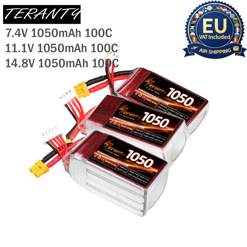 2PCS Batteria Lipo RC 1050mAh  - Drone Battery 3S recensione e prezzo