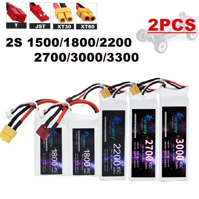2PCS 7.4V Lipo 2S Batteria 150 - Drone Battery Lipo recensione e prezzo